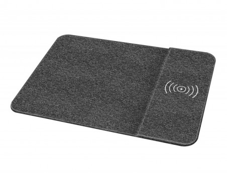 TAPETE DE RATO Q-CONNECT TAPETES CINZA COM CARREGADOR SEM MM