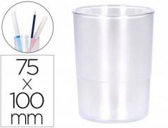 PORTA LAPIS Q-CONNECT PLASTICO TRANSPARENTE