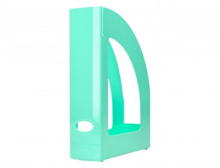 PORTA REVISTAS PLASTICO Q-CONNECT COR MENTA