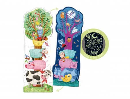 PUZZLE GOULA XXL 27 PECAS DIA E NOITE REVERSIVEL