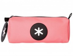 ESTOJO ESCOLAR ANTARTIK ESTREITO COR CORAL 210X70X80 MM