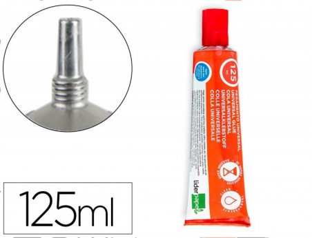 COLA LIDERPAPEL UNIVERSAL TRANSPARENTE 125 ML