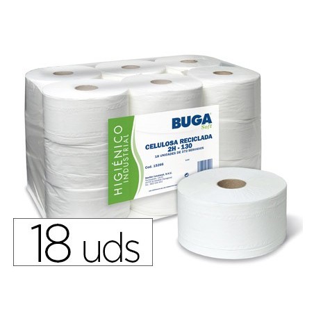 PAPEL HIGIENICO INDUSTRIAL PAPETERIE DU POITOU ROLO GOFRADO