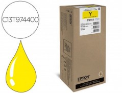 TINTEIRO EPSON WORKFORCE ORIGINAL PRO WF-C869R AMARELO XXL