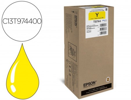 TINTEIRO EPSON WORKFORCE ORIGINAL PRO WF-C869R AMARELO XXL