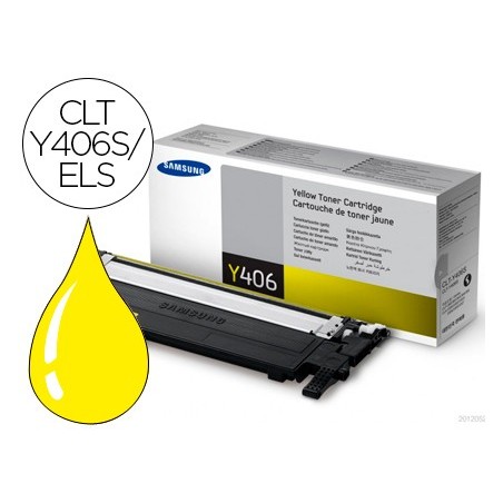 TONER SAMSUNG CLP360/365 CLX3300/3305 AMARELO 1.000 PAG