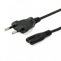 EQUIP CABO POWER EURO-2 PIN / IEC 60320 (C7) 3.0M BLACK