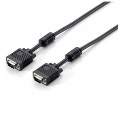 EQUIP CABO VGA HDB15 M/M BLINDADO C/FERRITE - 5MT