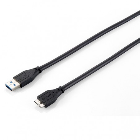 EQUIP CABO EXTENSAO USB-3.0 A/A M/F 2M PRETO