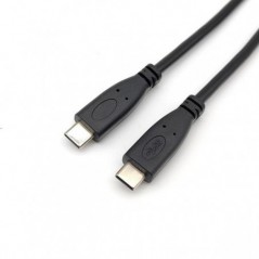 EQUIP CABO USB 2.0 C TO C CABLE M/M, 3.0M 480M TRANSFER BLAC