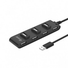 EQUIP LIFE HUB 7 PORTAS USB C/ ALIMENTAÇÃO BLACK PROMO HUB