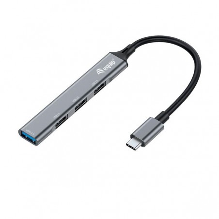 EQUIP LIFE HUB USB-C 3 PORTAS USB2 + 1xUSB3 ALUMINIO
