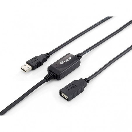 EQUIP CABO EXTENSAO USB 2.0 A/A M/F PRETO - 10MT