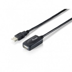 EQUIP CABO EXTENSAO USB 2.0 A-A M/F PRETO - 5MT