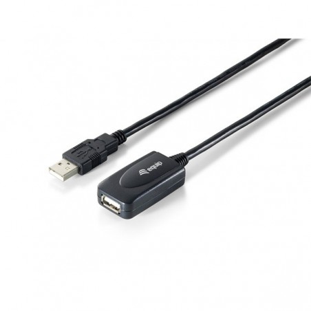 EQUIP CABO EXTENSAO USB 2.0 A-A M/F PRETO - 5MT