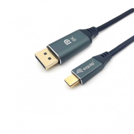 EQUIP CABO USB-C TO DISPLAYPORT M/M 1.0M 8K/60HZ ALUMINUM SH