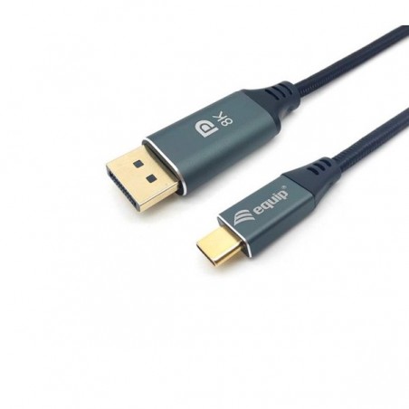 EQUIP CABO USB-C TO DISPLAYPORT M/M 3.0M 8K/60HZ ALUMINUM SH