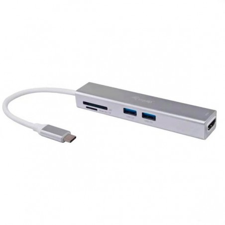 EQUIP USB-C ADAPTADOR 5 EM 1 -HDMI - USB 3.0 MICRO SD