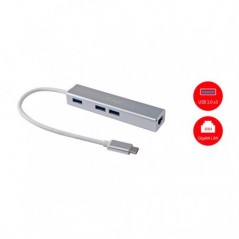 EQUIP LIFE HUB USB-C TO 3-PORTAS USB 3.0 HUBS + RJ45 PROMO