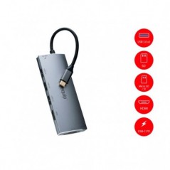 EQUIP ADAPTADOR USB-C 7 IN 1 MULTIFUNCTIONAL