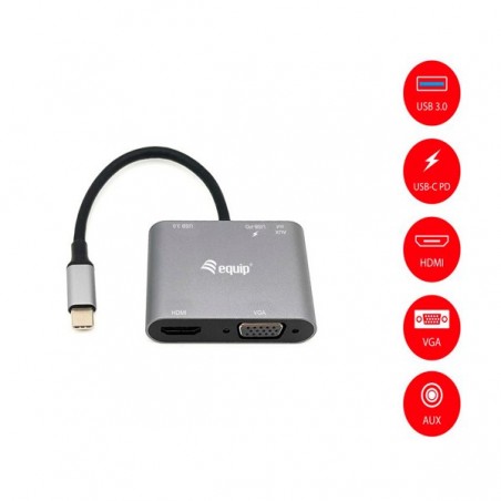 EQUIP USB-C 5 IN 1 ADATPTADOR MULT