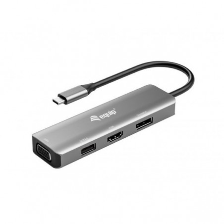 EQUIP ADAPTADOR USB-C TO HDMI / DISPLAYPORT / VGA / USB