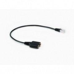 EQUIP ADAPATADOR DE AUDIO DE RJ9 PARA HEADSET 3.5MM