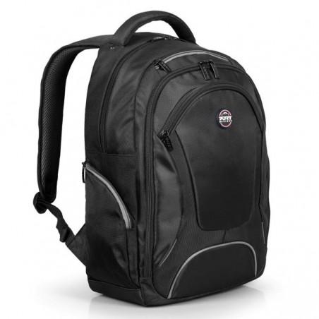 PORT MOCHILA COURCHEVEL BLACK/RED 14"-15.6"