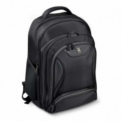 PORT MOCHILA MANHATTAN BLACK 15.6"-17.3"