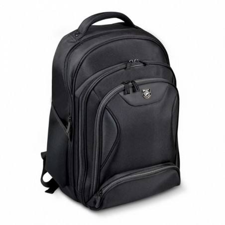 PORT MOCHILA MANHATTAN BLACK 15.6"-17.3"