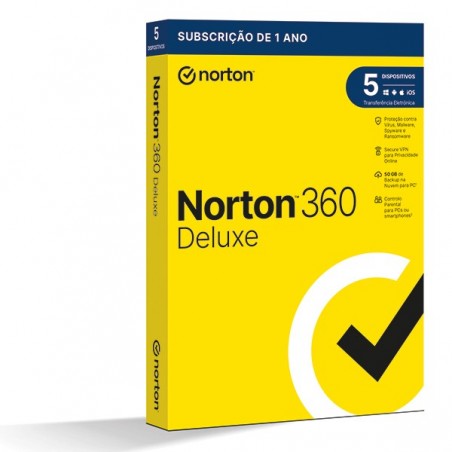 NORTON 360 DELUXE 50GB PO 1 USER 5 DEVICE 12MO GENERIC RSP M