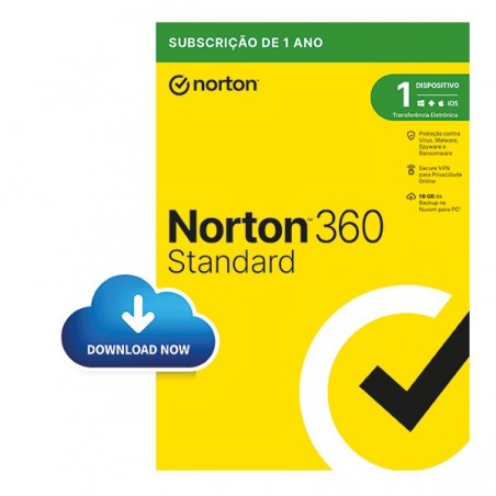 NORTON 360 STANDARD 10GB PO 1 USER 1 DEVICE 12MO GENERIC RSP