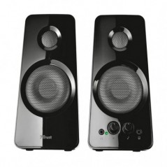 TRUST COLUNAS TYTAN 2.0 18W USB PIANO BLACK