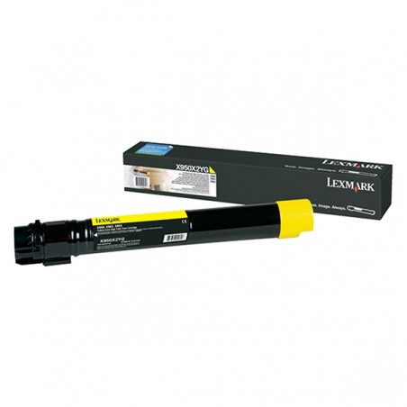 LEXMARK TONER AMARELO X95X EXTRA HIGH R  22K