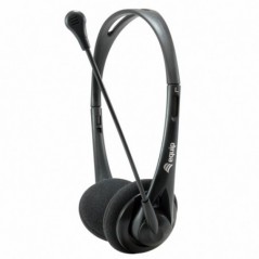 EQUIP LIFE HEADSET C/ MICRO FUNÇÃO VOL JACK 3.5"+ ADAP 2 JAC