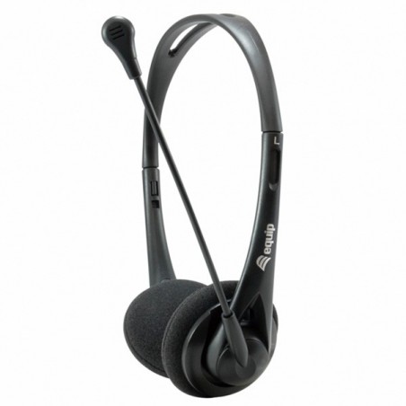 EQUIP LIFE HEADSET C/ MICRO FUNÇÃO VOL JACK 3.5"+ ADAP 2 JAC