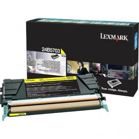 LEXMARK TONER AMARELO  XS748 10K