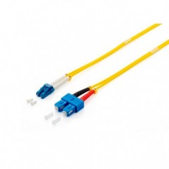 EQUIP LC / SC OPTICAL FIBER PATCH CORD, OS2, 10M