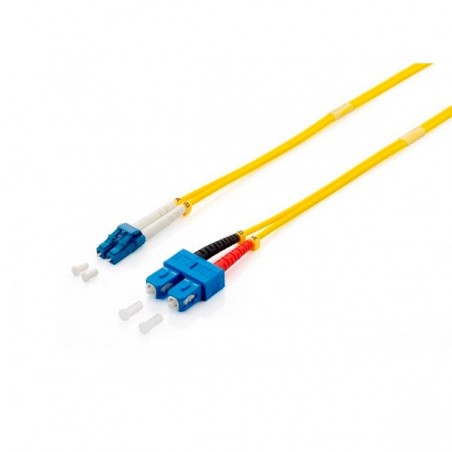 EQUIP LC / SC OPTICAL FIBER PATCH CORD, OS2, 10M