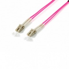 EQUIP FIBER OPTIC PATCH CORD HF LC/LC 50/125U 5M