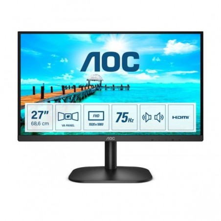 AOC MONITOR VA 27" 16:9 FHD VGA HDMI COLUNAS 27B2AM
