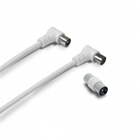 METRONIC PROL COAX 9.52mm M/F EM  L 2mts + ADAPTADOR M/M