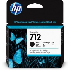 HP TINTEIRO DESIGNJET PRETO 712 80ML