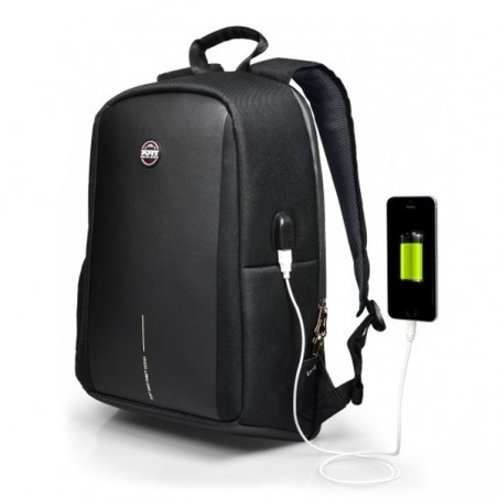 PORT MOCHILA CHICAGO EVO 15.6" USB BLACK