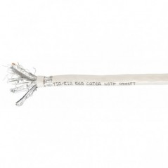 EQUIP BOBINE CABO REDE S/FTP CAT6A LSZH COBRE SOLIDO 305MT