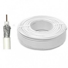 METRONIC CABO COAXIAL 100mts BRANCO