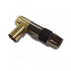METRONIC CONECTOR TV  "L" BLINDADO  FEMEA 9.52MM