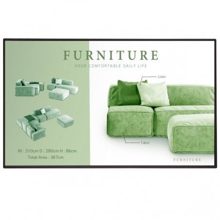 LG MONITOR PROFISSIONAL 43" UHD IPS 4K 500CD 24/7 WEBOS 43UM