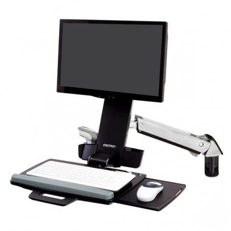 ERGOTRON STYLEVIEW SIT-STAND COMBO ARM KEYBOARD & MONITOR MO