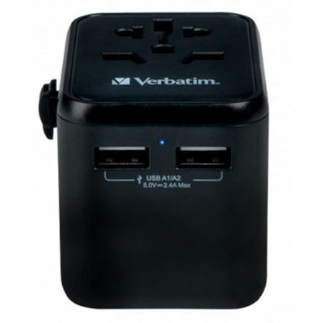 VERBATIM ADAPTADOR VIAGEM 2x USB- A